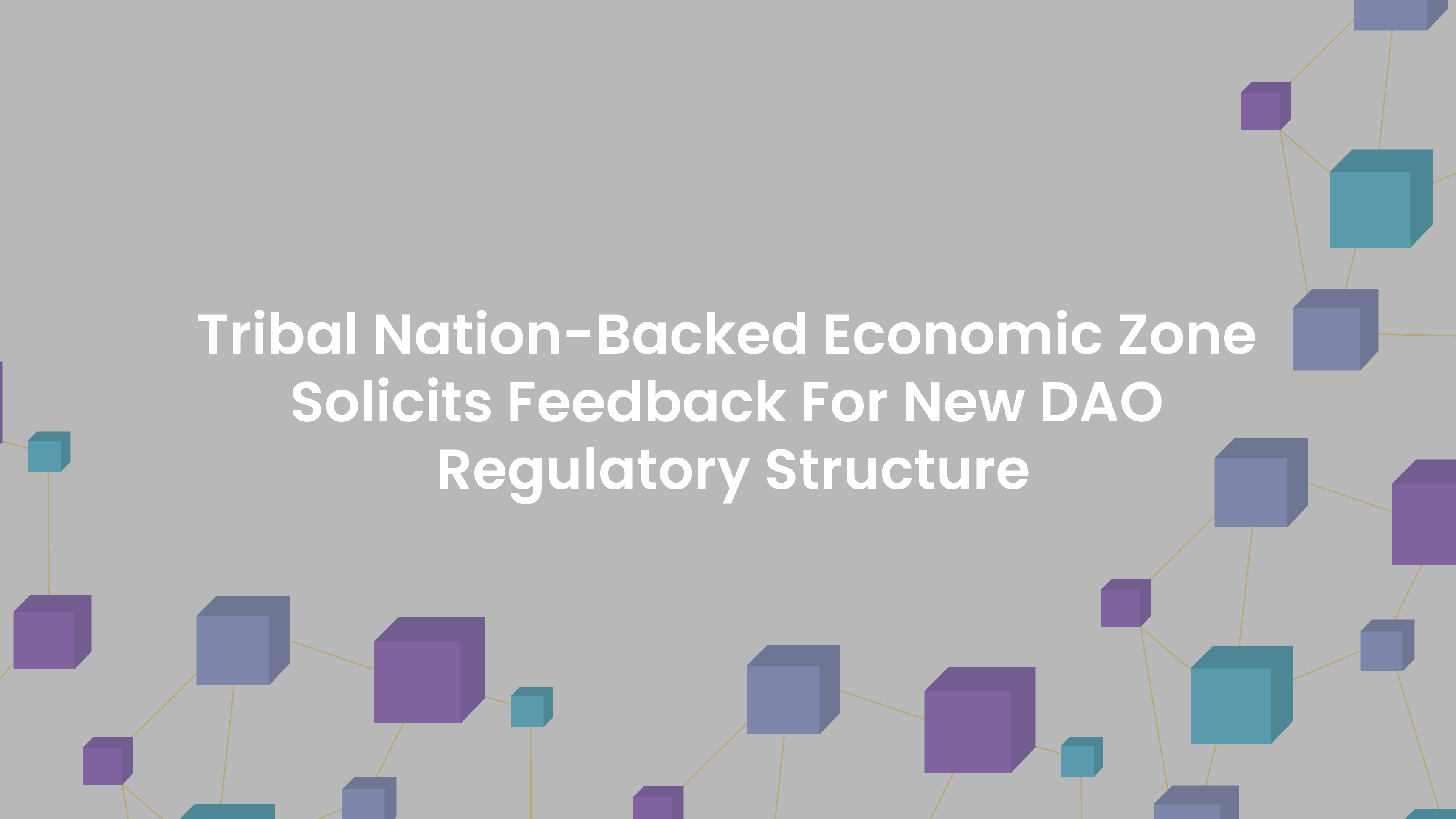Tribal-nation-backed-economic-zone-solicits-feedback-for-new-DAO-regulatoty-structure